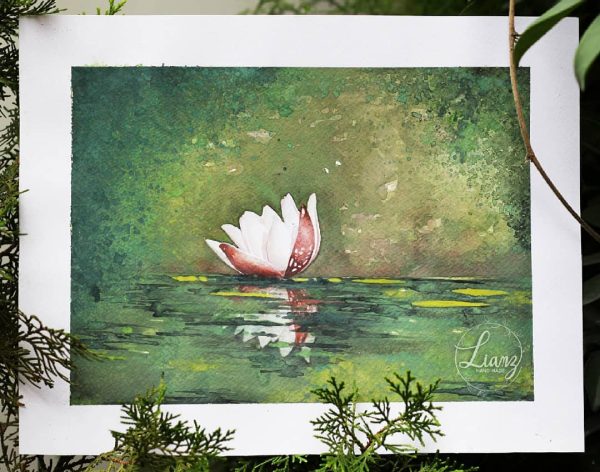 Eres el jardín que crece dentro de tí – Aquarell von Lianzhi Artist