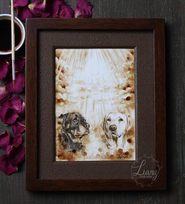 Hermoso pedido y encantada de pintarlo...., para… – Kaffeemalerei von Lianzhi Artist