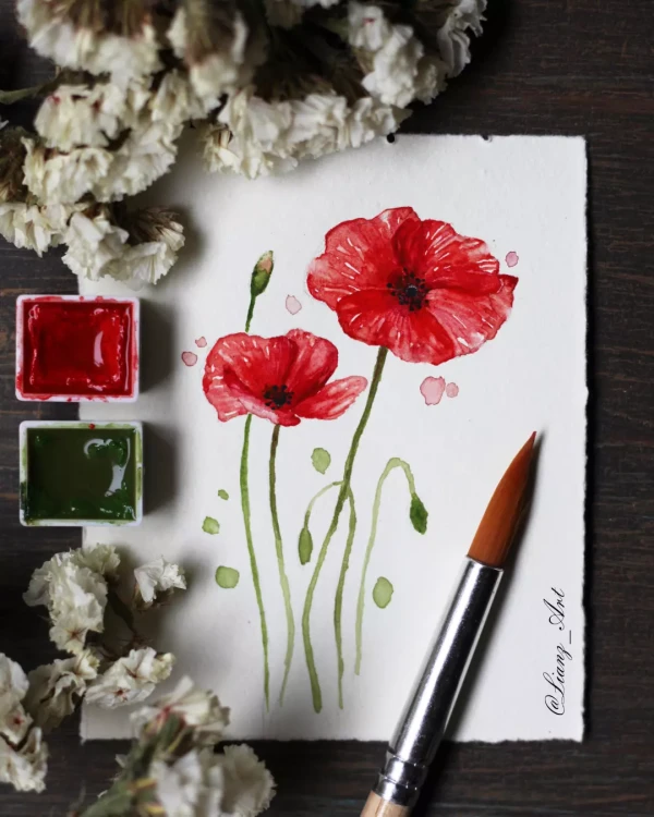 Que sea eterno todo aquello que nos haga bién – Aquarell von Lianzhi Artist