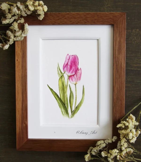 Pequeños regalos de la naturaleza – Aquarell von Lianzhi Artist